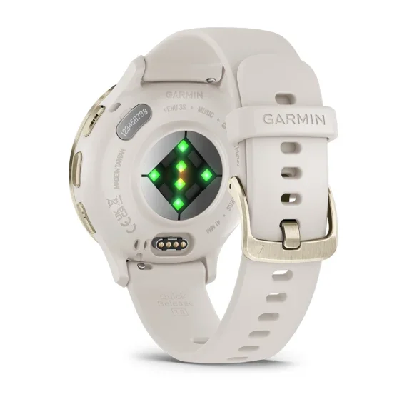 Смарт-часы Garmin Venu 3S 010-02785-04 41мм Ivory Case and Silicone Band купить,0