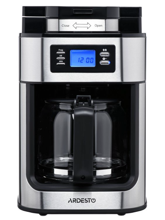 Кофеварка Ardesto YCM-D1200 серебристо-черная