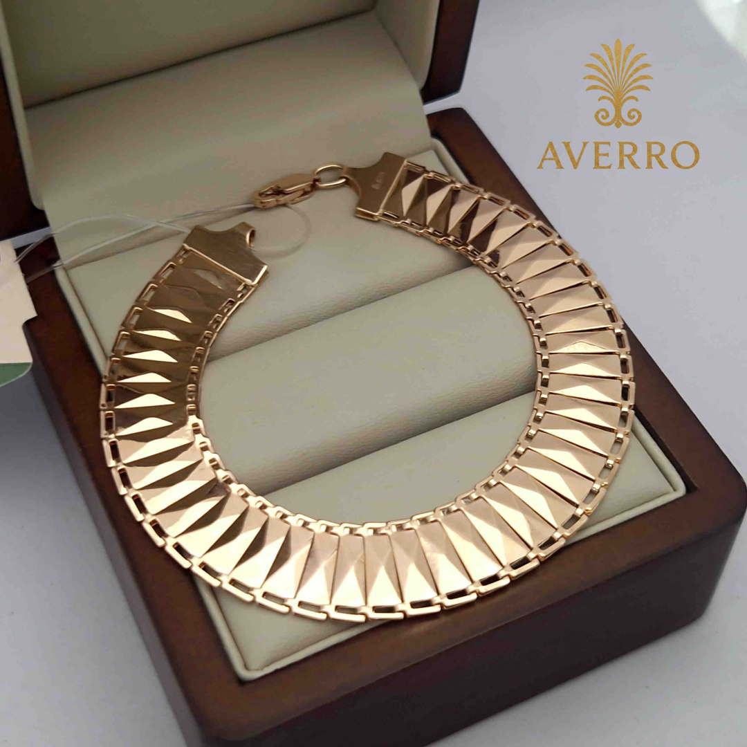 Браслет Averro Avr201220257 золото 6.91гр 20см  купить,NaN