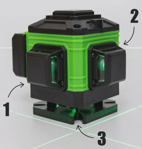 Лазерный нивелир Dephibo 3D Green