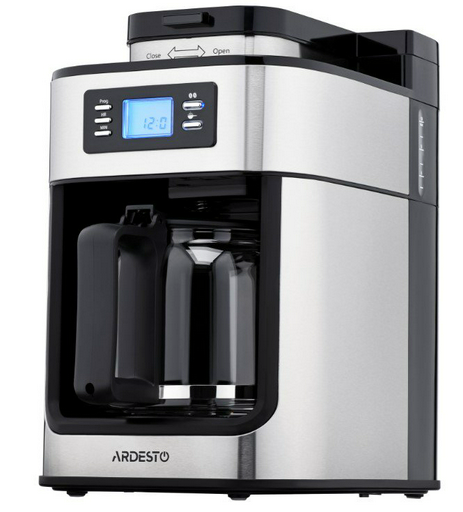 Кофеварка Ardesto YCM-D1200 серебристо-черная