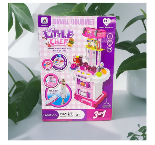 Кухня детская Little Chef Set W097 розовая