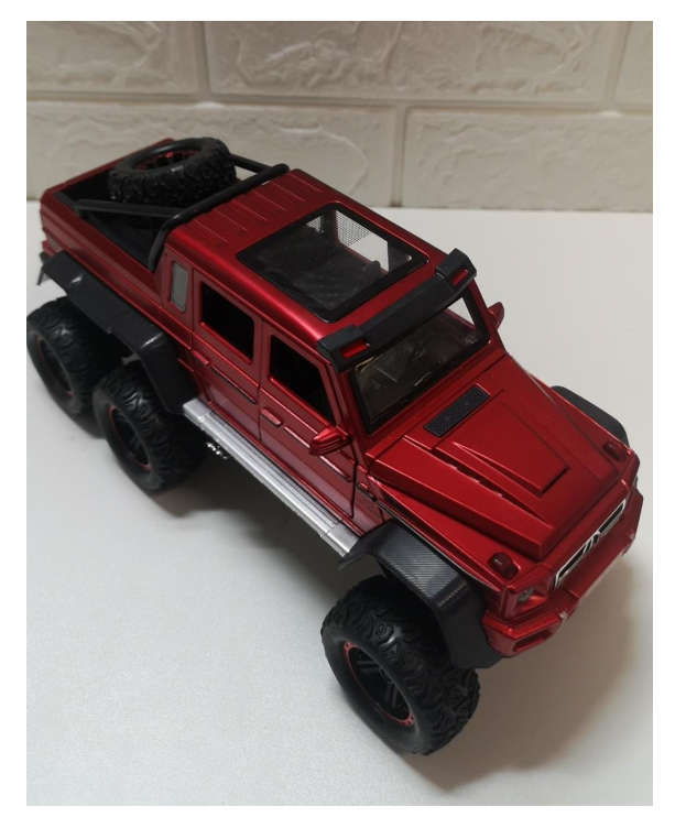 Машинка Che Zhi Mercedes Pickup 7729-8 красная купить,NaN