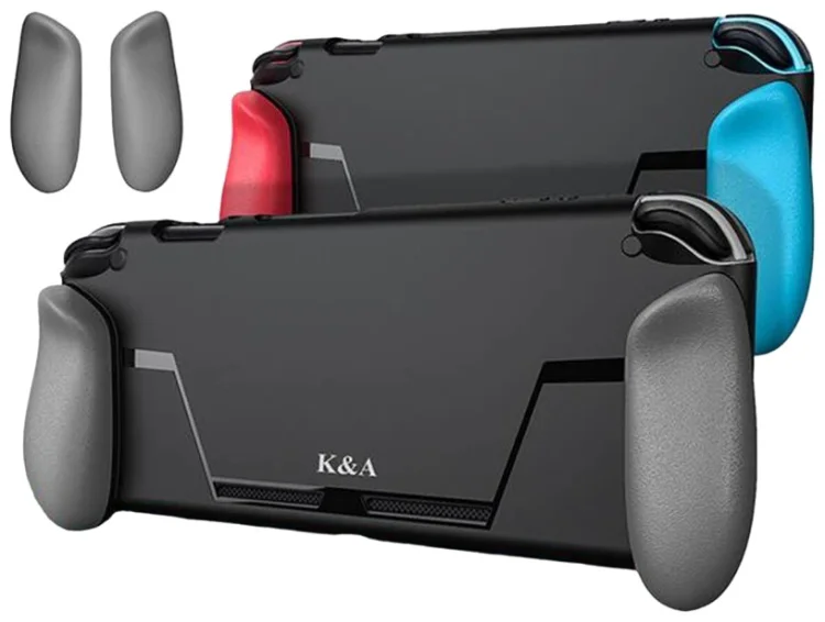 Чехол крышка + стекло Nintendo Switch + набор накладок
