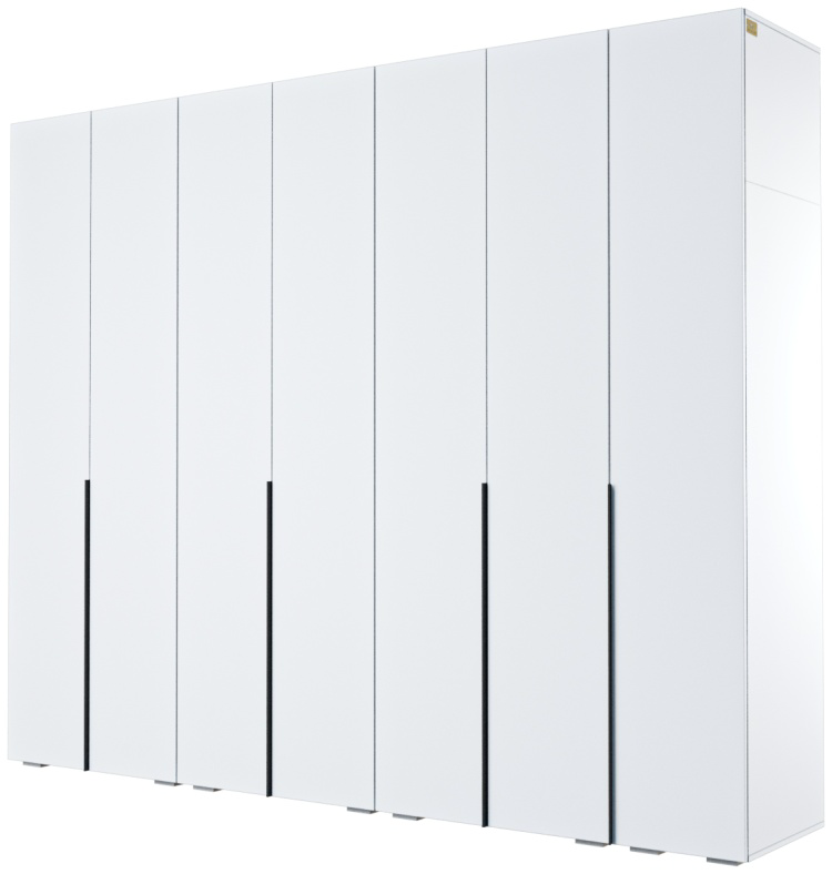 Комплект шкафов Мебель Азии Йорк 280.8x57x230см белый купить,243990
