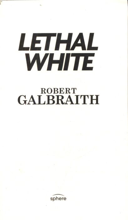 Galbraith R. Lethal White купить,NaN