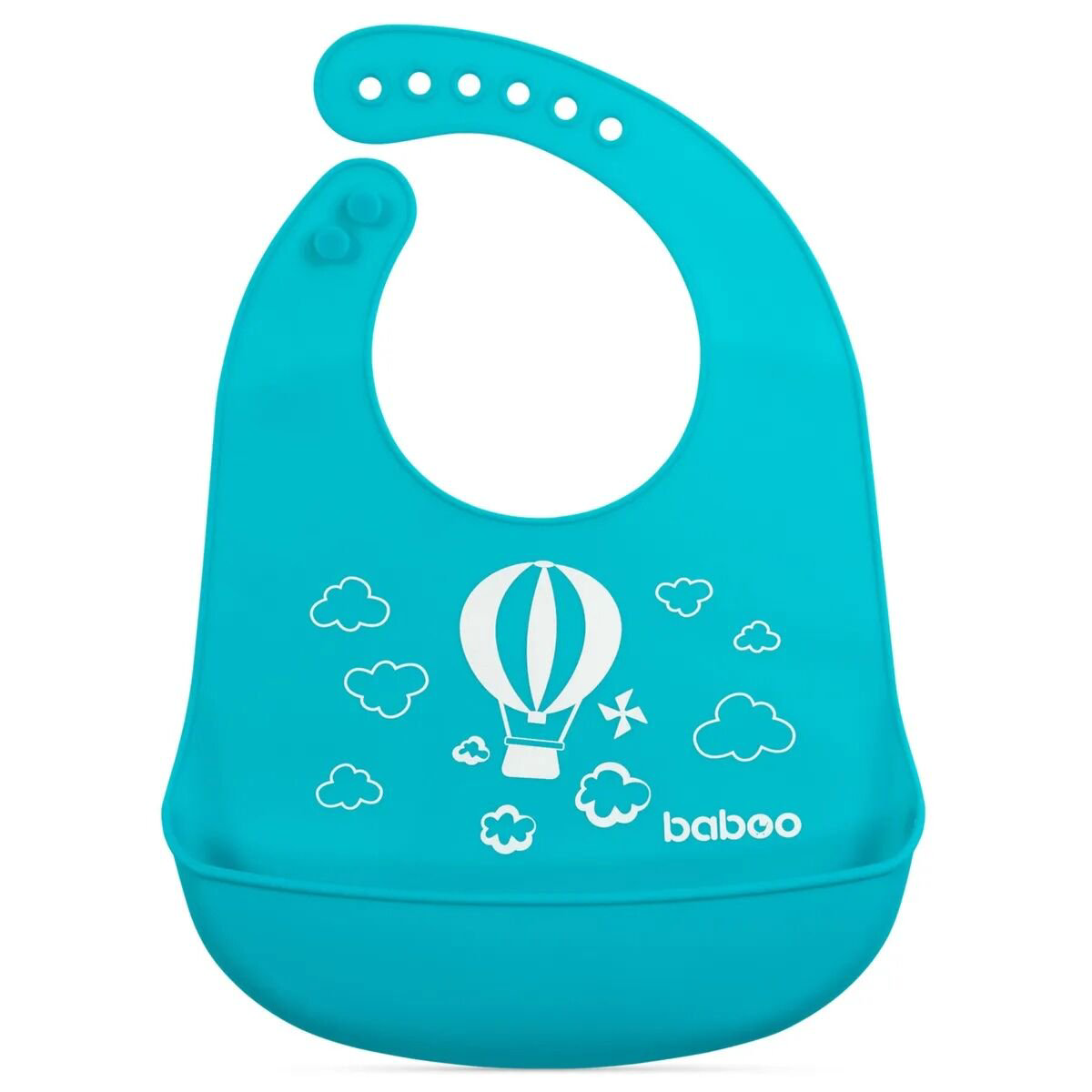 Нагрудник Baboo Safari  бирюзовый купить,NaN