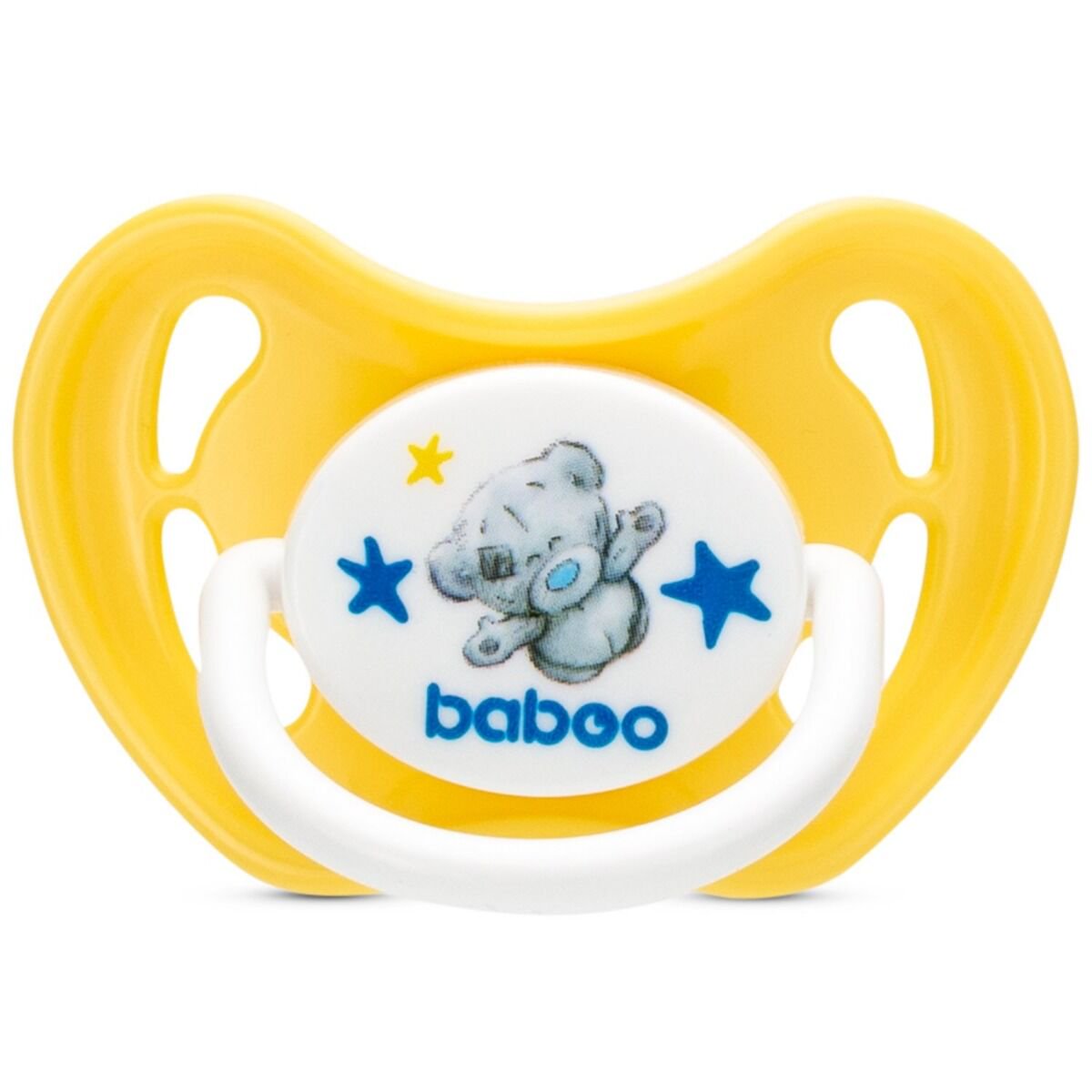Соска-пустышка Baboo  Me to you  6м+ желтая купить,NaN