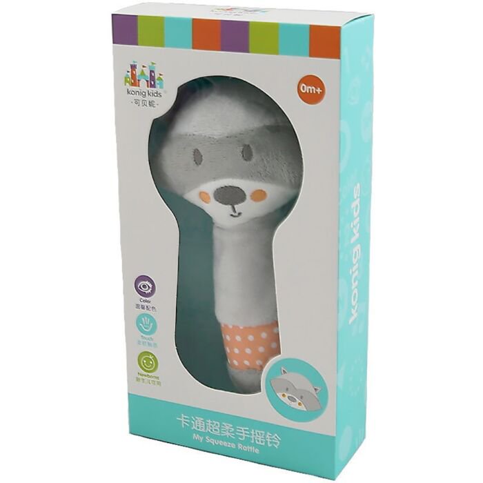 Погремушка  Konig Kids Енот купить,NaN