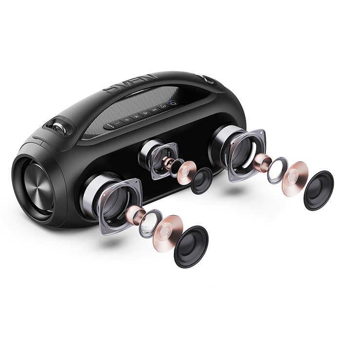 Портативная колонка Sven PS-380 черная купить,NaN
