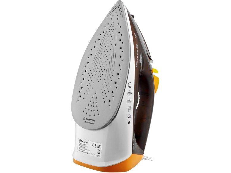 Утюг Brayer BR4003 коричнево-желтый купить,NaN