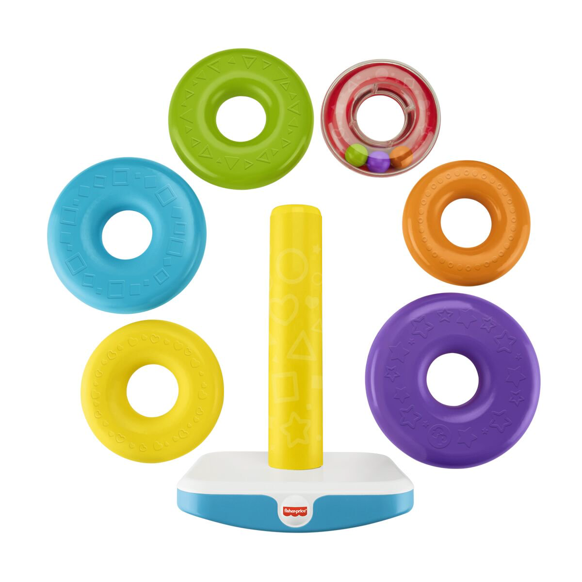Игрушка развивающая Fisher Price Пирамидка 40см купить,NaN