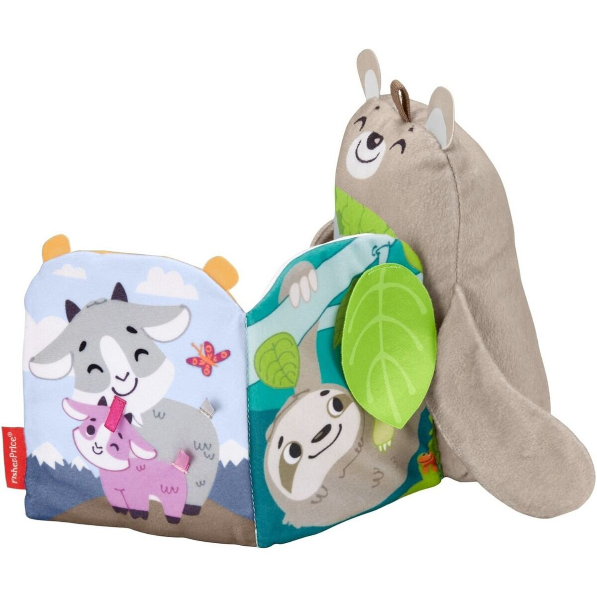 Игрушка обучающая  Fisher Price  Книга  мягкая купить,NaN