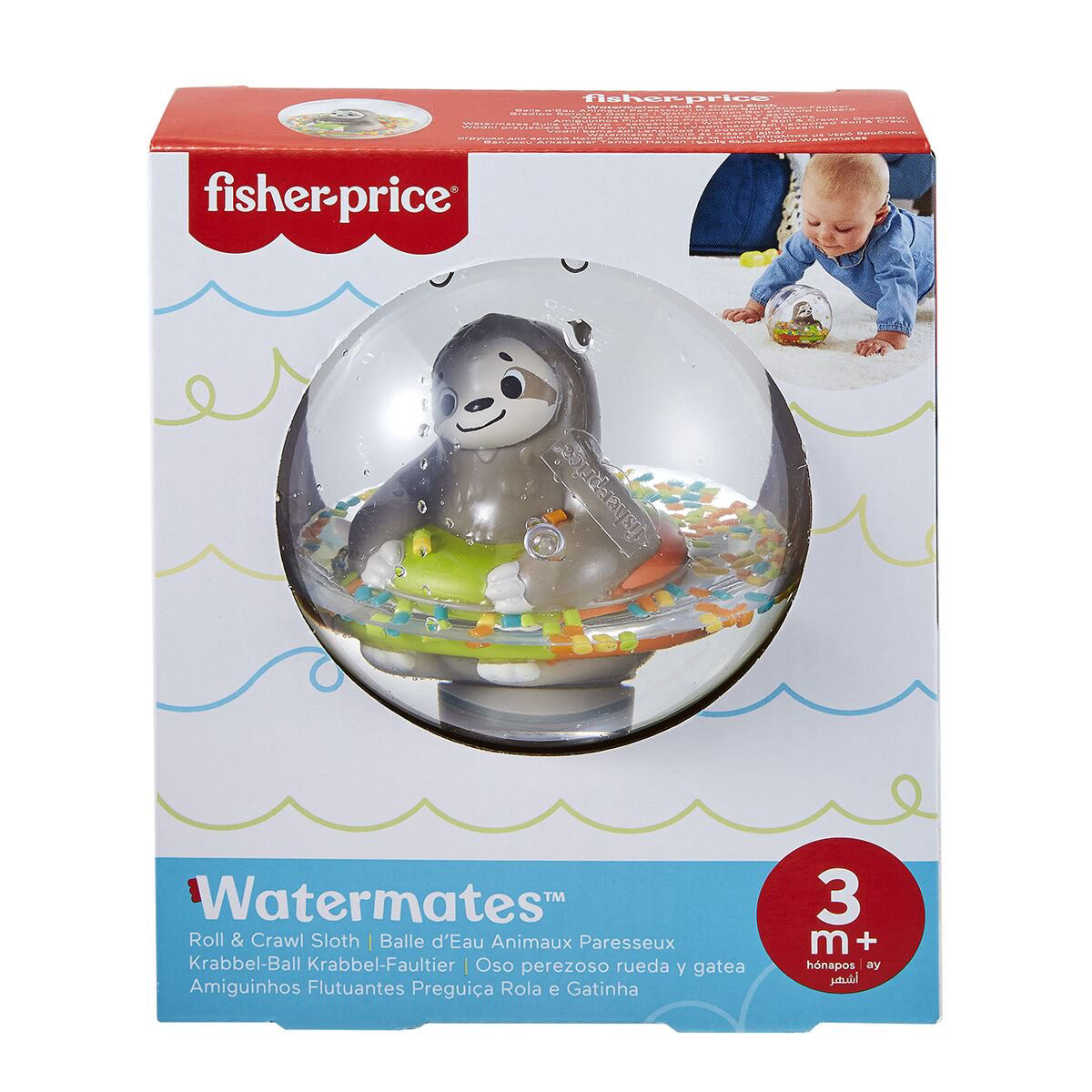 Развивающая игрушка  Fisher Price Водные друзья ленивец GRT610/GRT65 купить,NaN