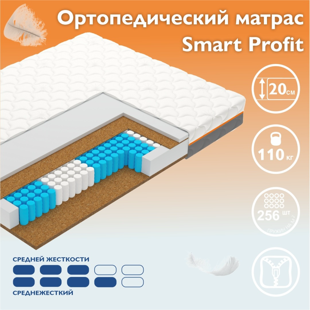 Матрас Vegas Profit 140x200см сarbon купить,NaN
