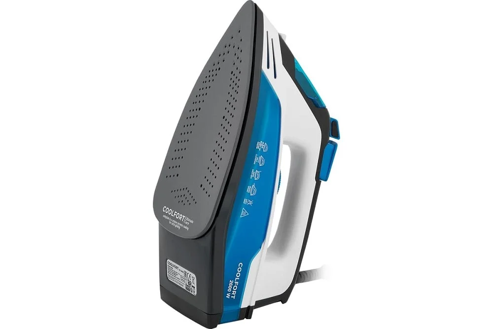 Утюг Coolfort CF-3400 черно-голубой - ForteMarket Утюг Coolfort CF-3400 черно-голубой купить,0