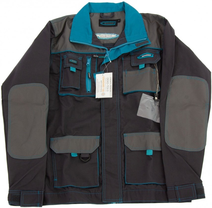 Куртка Gross 90344 черно-голубая XL - ForteMarket Куртка Gross 90344 черно-голубая XL купить,0