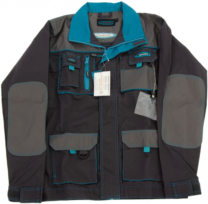 Куртка Gross 90344 черно-голубая XL купить,26280