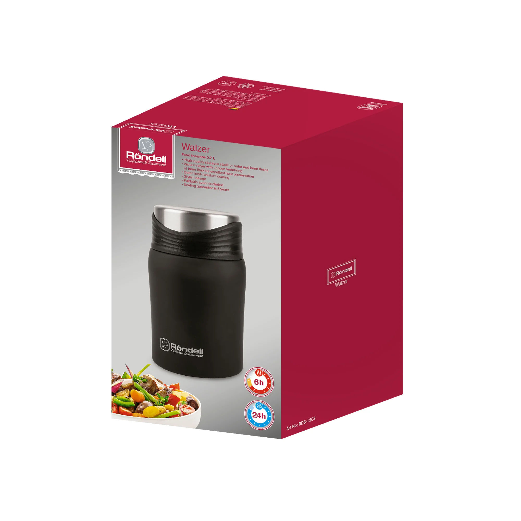 Термос для еды Rondell Walzer RDS-1303 700 мл купить,NaN