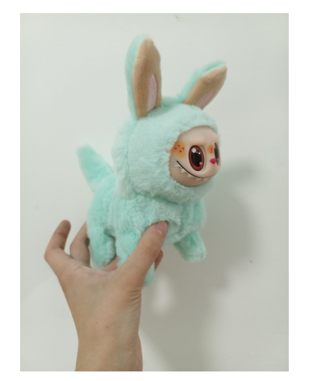Мягкая игрушка Toys Лабубу 0457 бирюзовая 15 см
