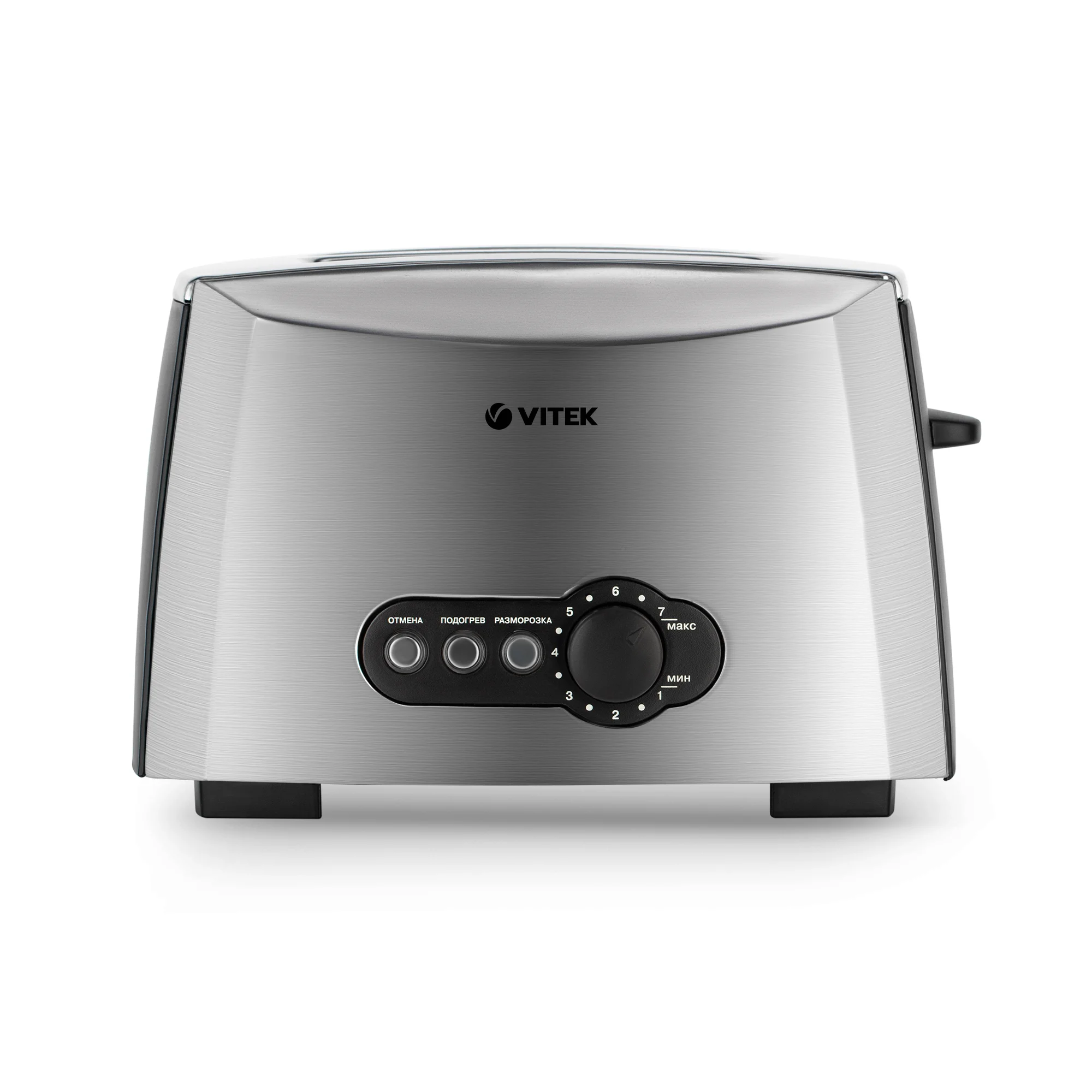Тостер Vitek VT-7162 серебристый - ForteMarket Тостер Vitek VT-7162 серебристый купить,0