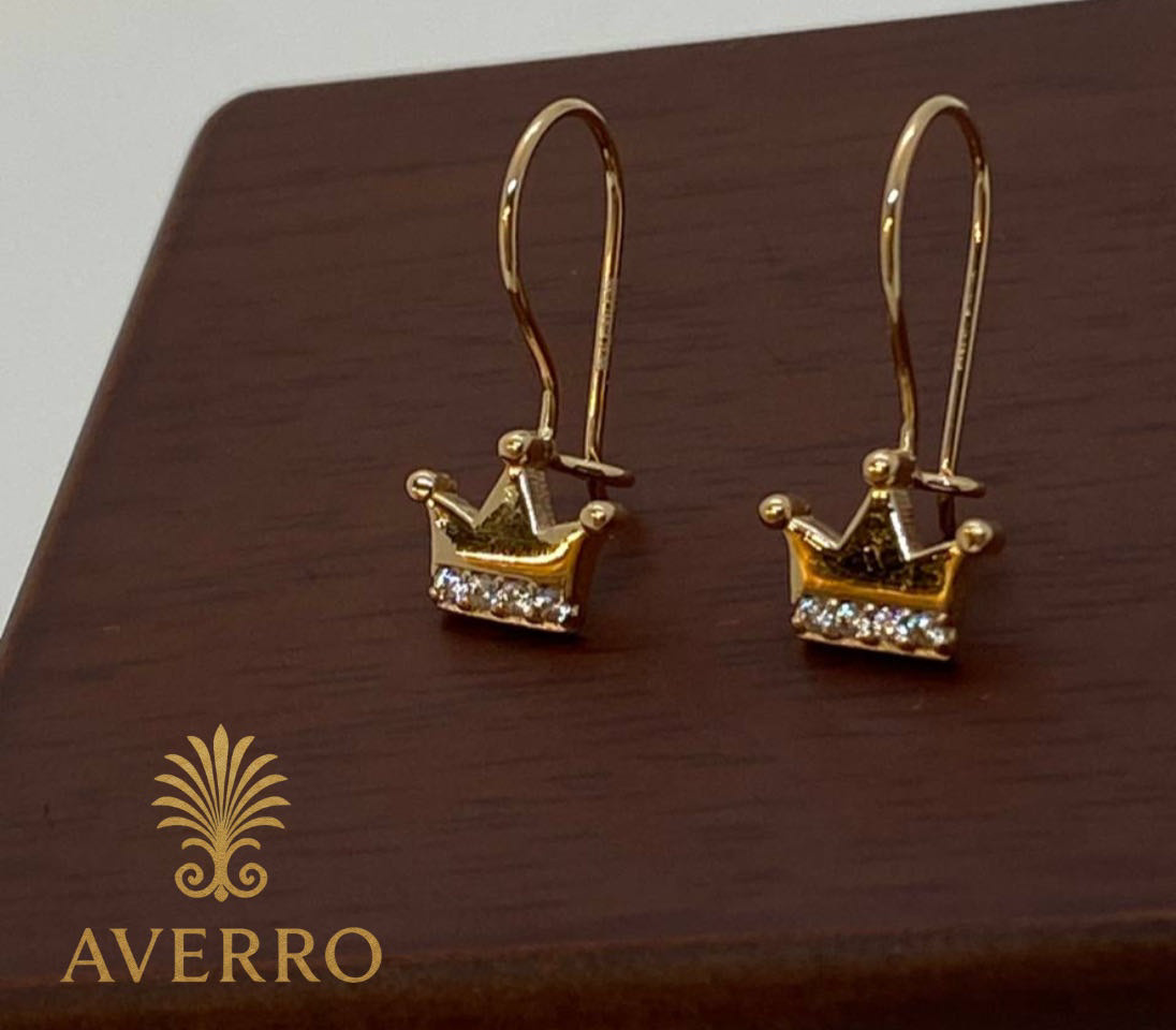 Серьги Averro Av1201202627 золото 1.15гр купить,120000