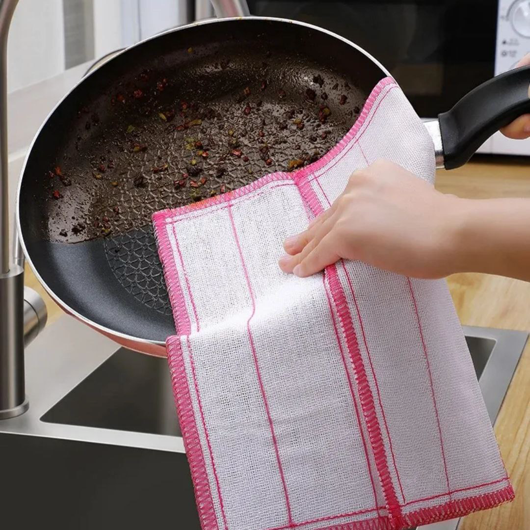 Салфетки для уборки Cajin 25MT10 розовые 10 шт  купить,NaN