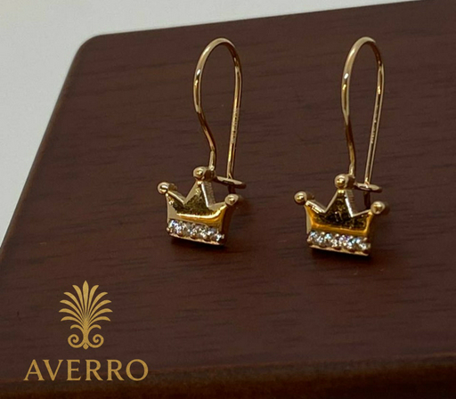 Серьги Averro Av1201202627 золото 1.15гр