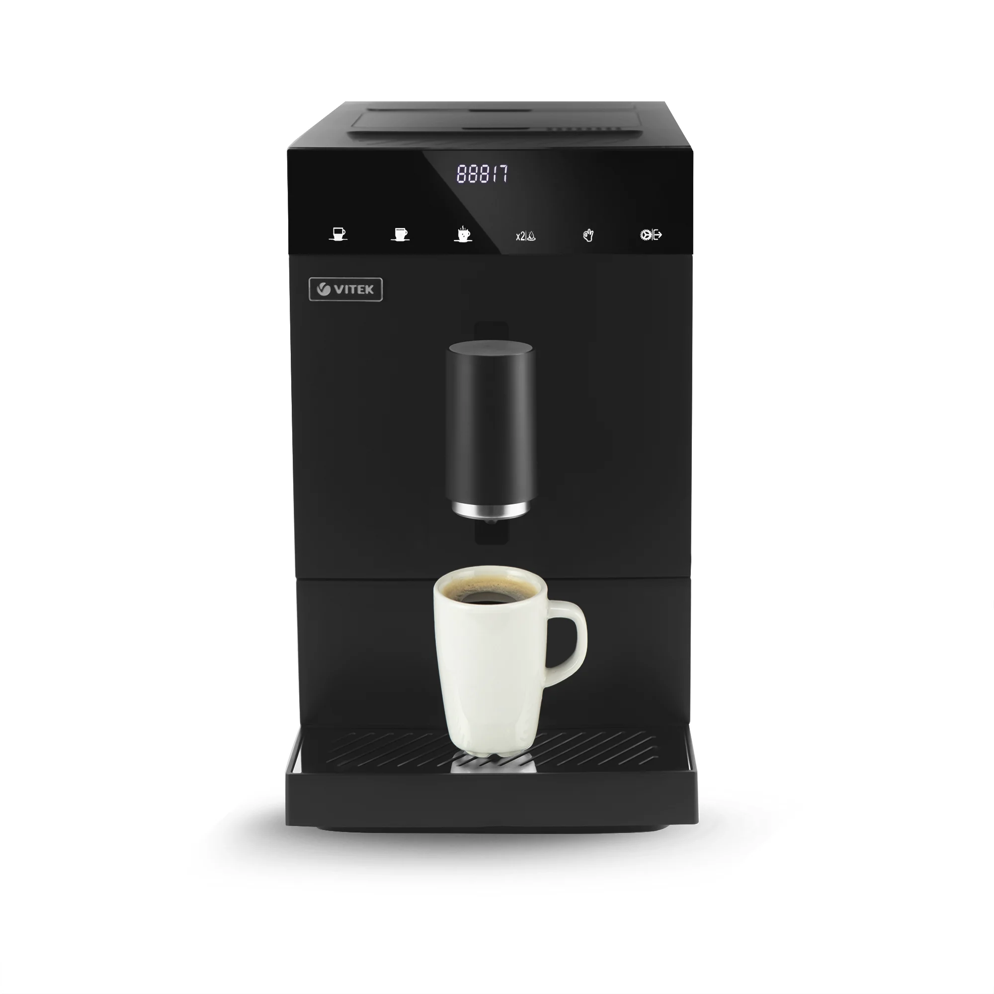 Кофемашина Vitek Metropolis VT-8700 черная купить,0
