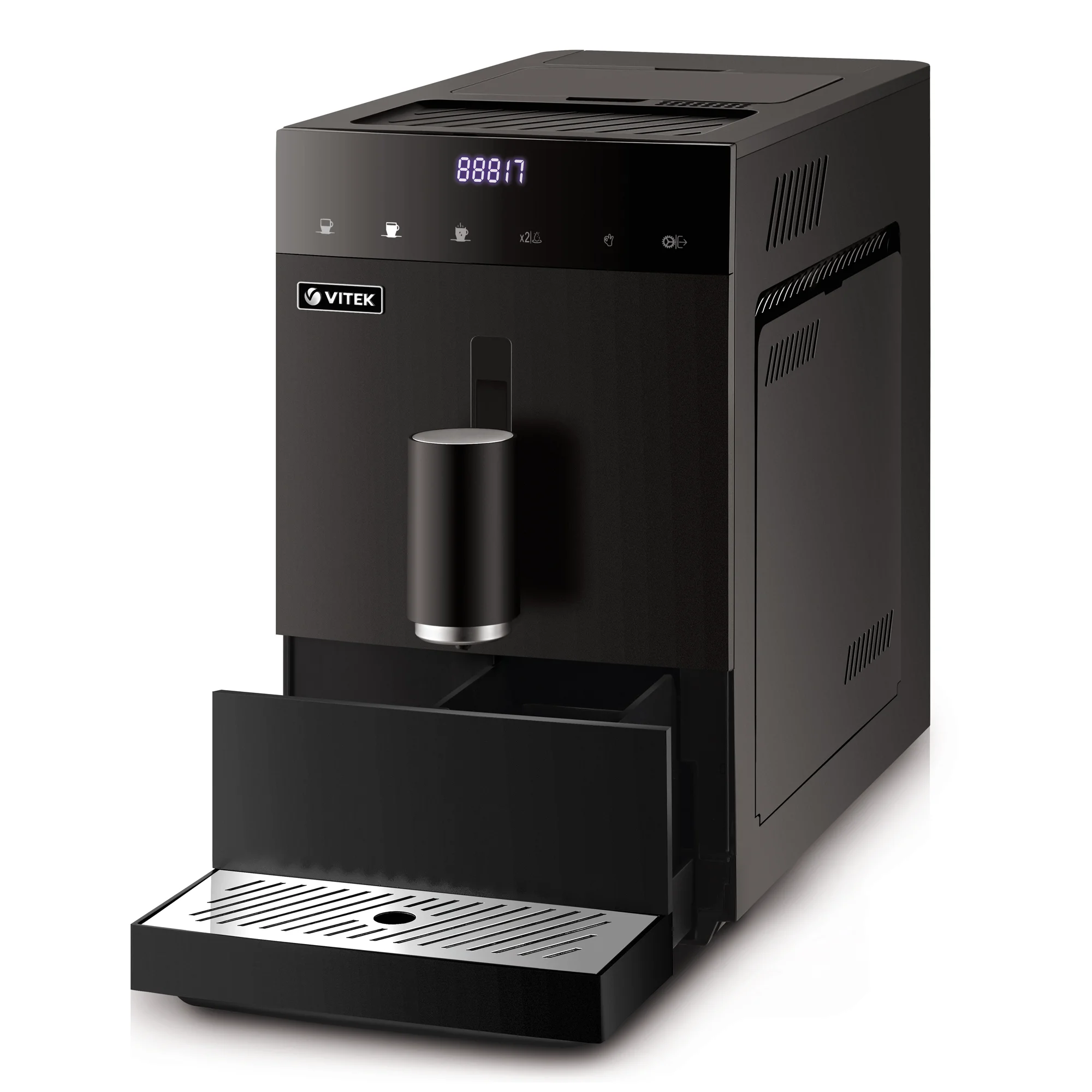 Кофемашина Vitek Metropolis VT-8700 черная купить,0