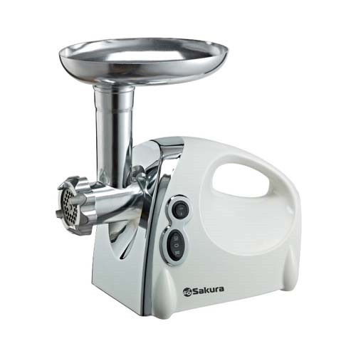 Мясорубка Sakura SA-6406 белая купить,NaN