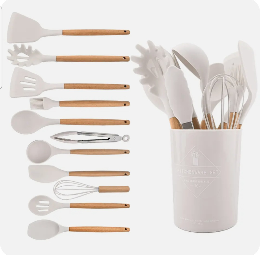 Набор кухонных принадлежностей Wellamart Kitchen Set белый