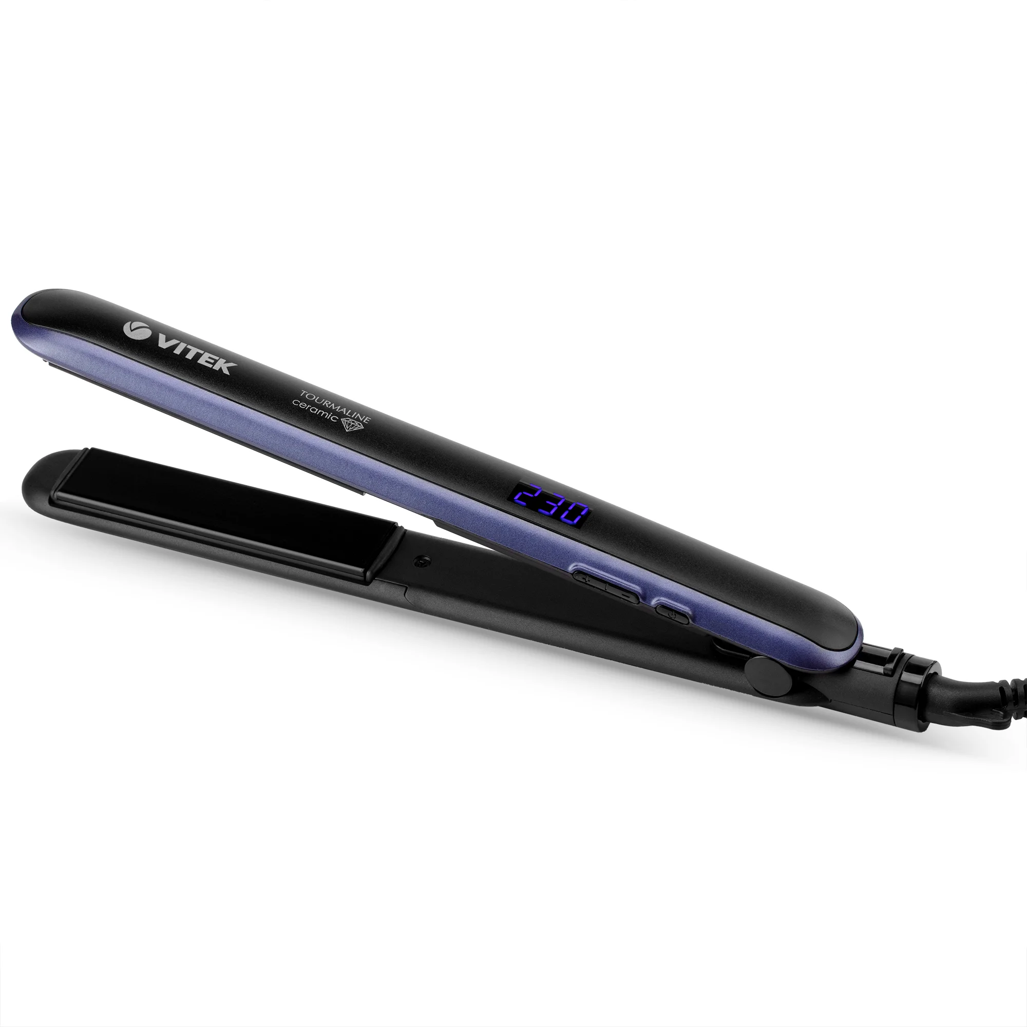 Выпрямитель Vitek VT-8414 черно-синий - ForteMarket Выпрямитель Vitek VT-8414 черно-синий купить,0