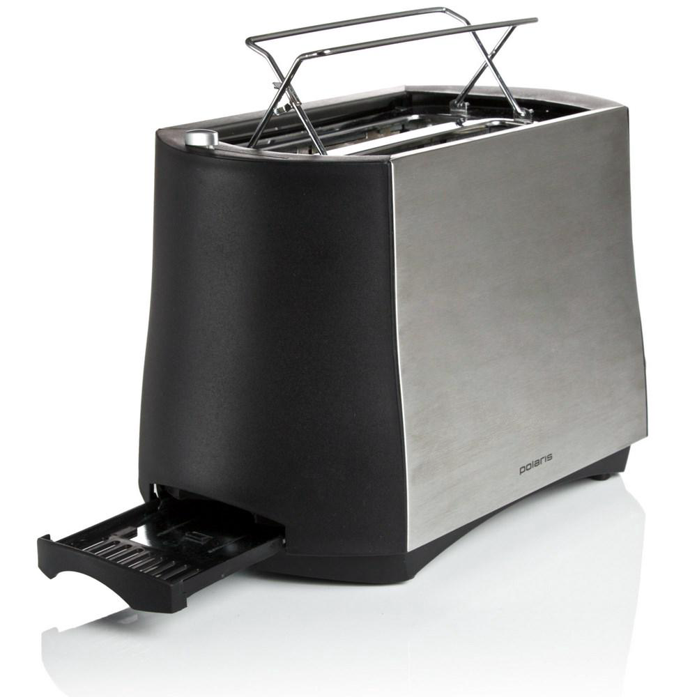 Тостер Polaris PET 0804A черно-серебристый купить,NaN