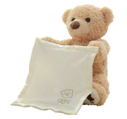 Мягкая игрушка Gund Мишка играет в прятки 11_6503000 коричневая 20 см