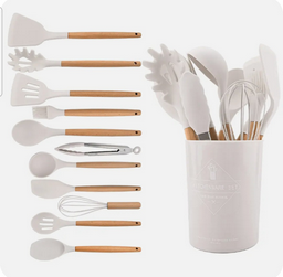 Набор кухонных принадлежностей Wellamart Kitchen Set белый