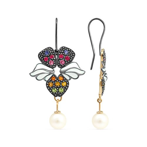 Серьги Кристалл NH290 8.81гр. купить,599080