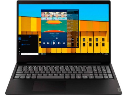 Ноутбук Lenovo Ideapad S145-15IIL 81W800SQRK черный