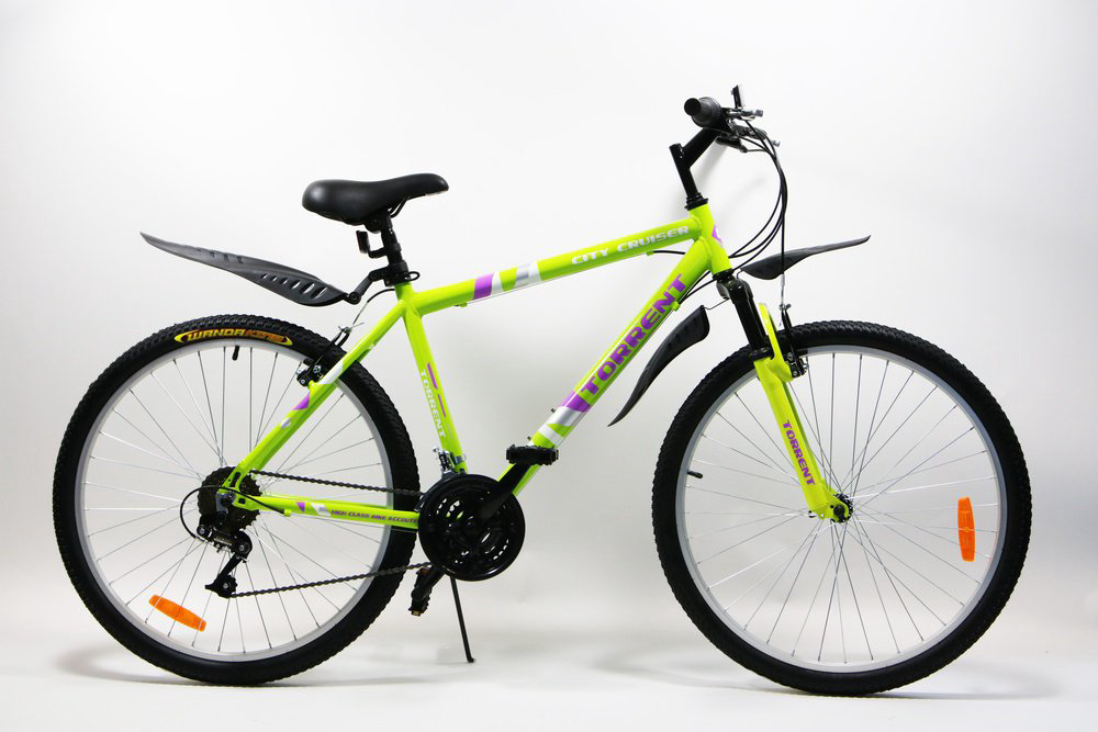 Велосипед Torrent City Cruiser зелено-фиолетовый купить,NaN