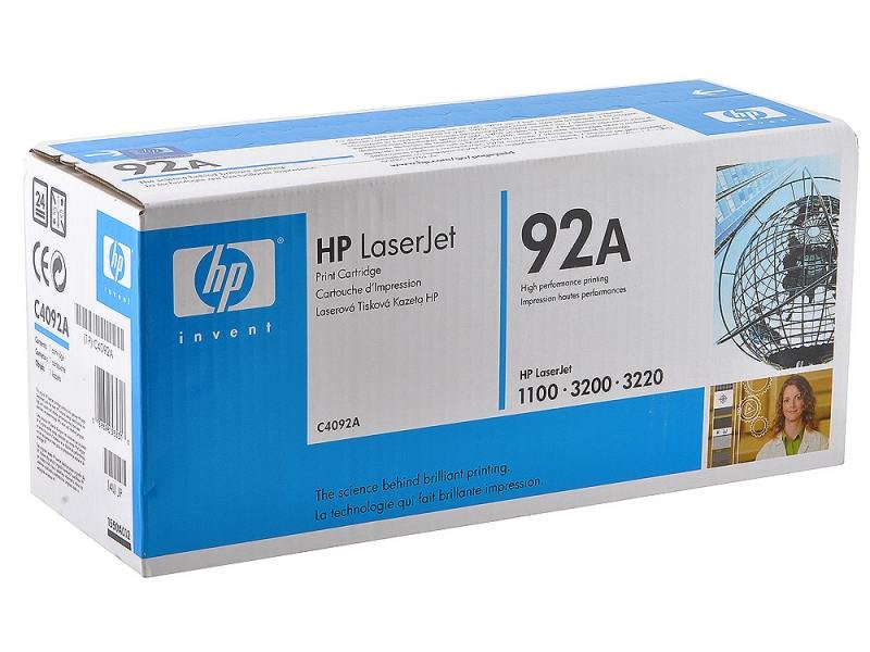 Картридж HP Europe C4092A черный 