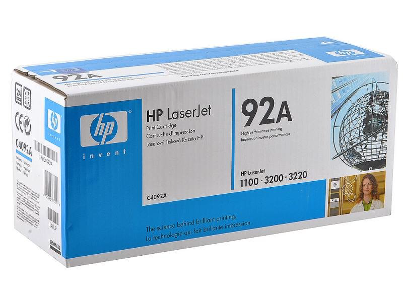 Картридж HP Europe C4092A черный 
