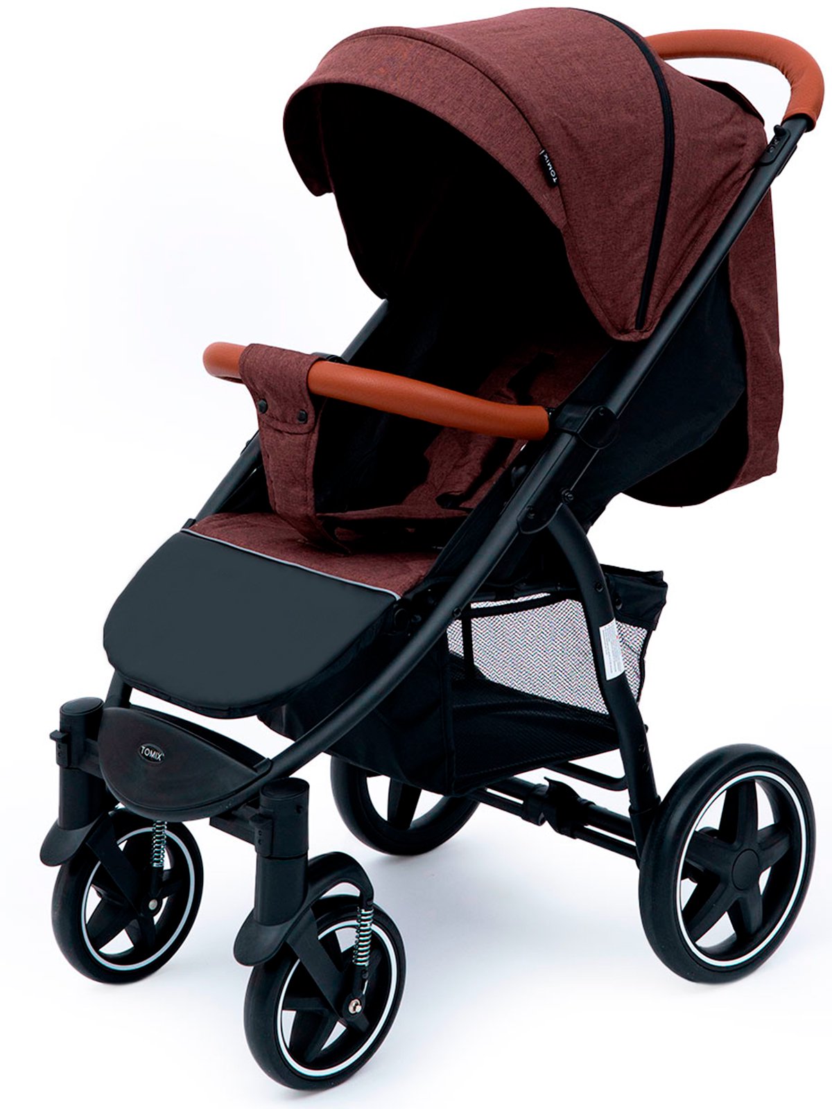 Коляска прогулочная Tomix Stella 2021 Dark brown/black купить,NaN