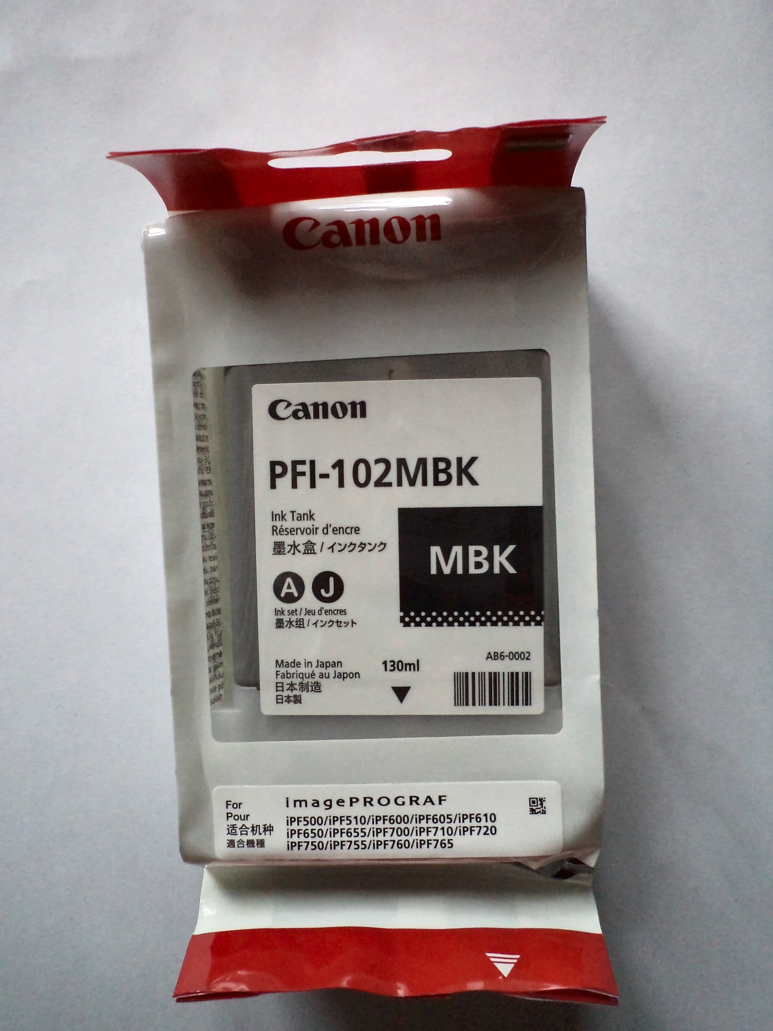 Картридж Canon PFI-102B 0895B001 черный