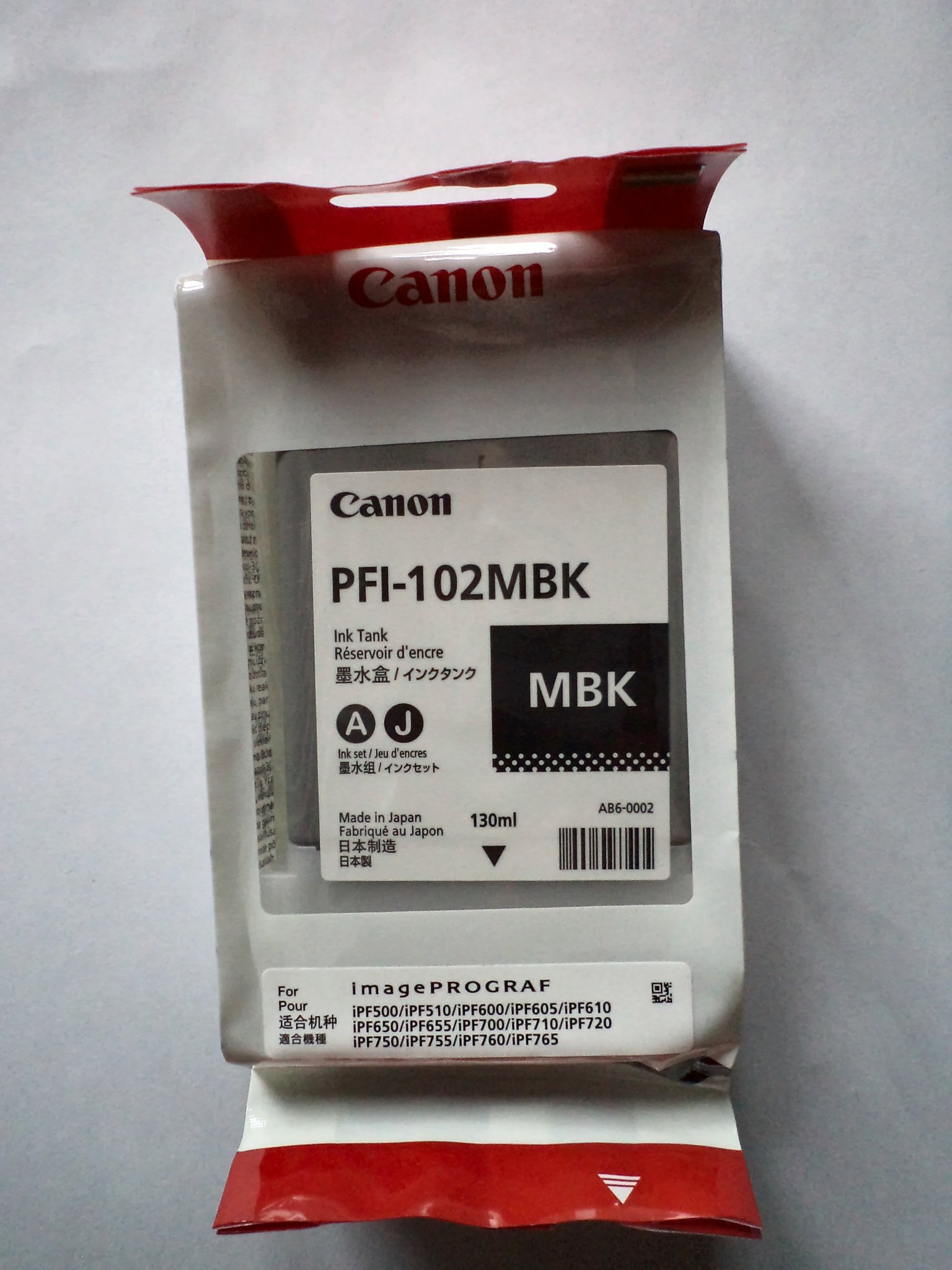 Картридж Canon PFI-102B 0895B001 черный