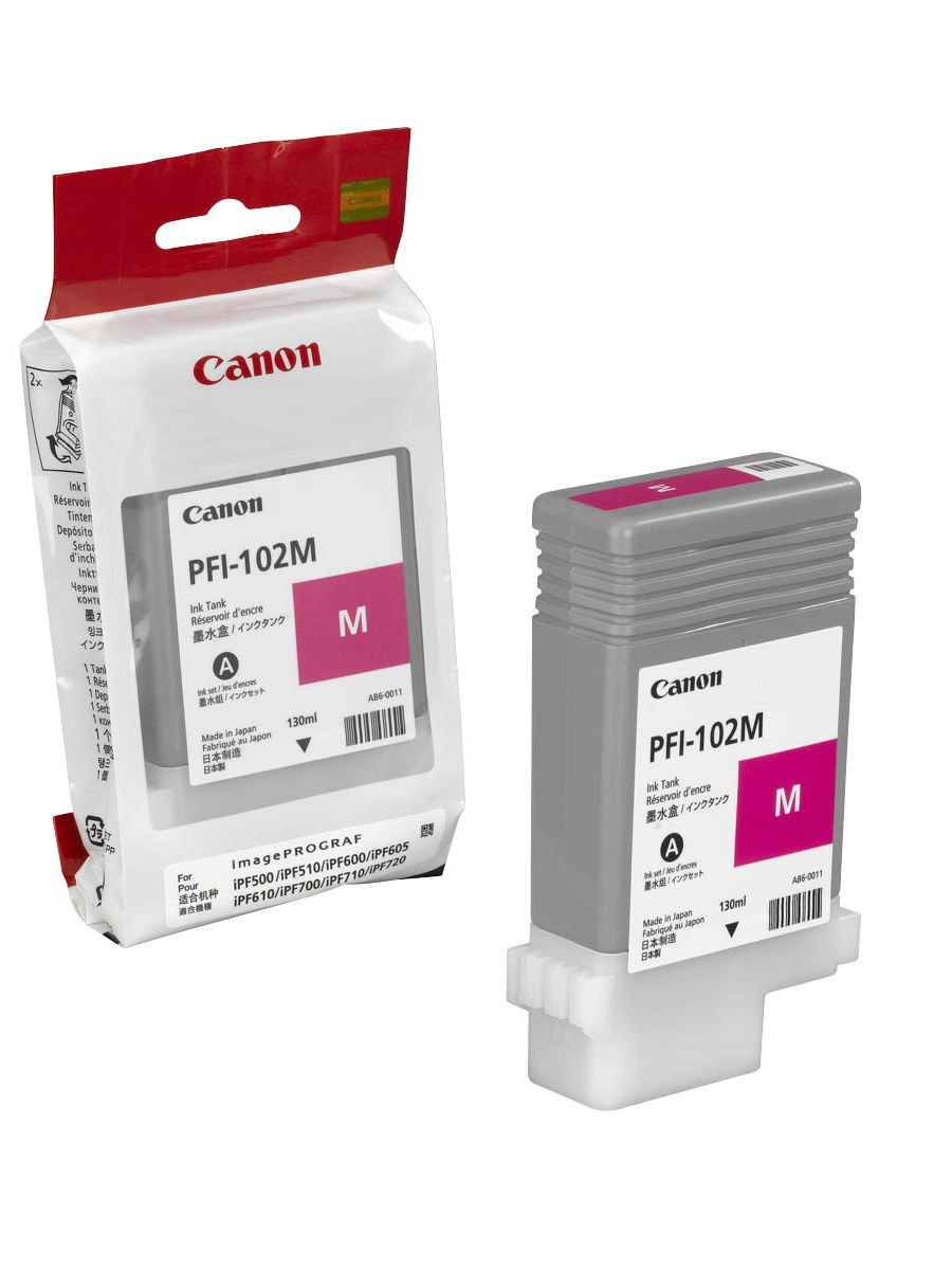 Картридж Canon PFI-102M пурпурный