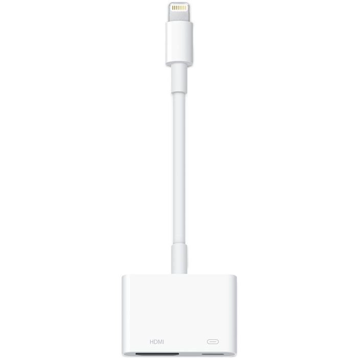 Переходник Apple Lightning MD826ZM/A белый