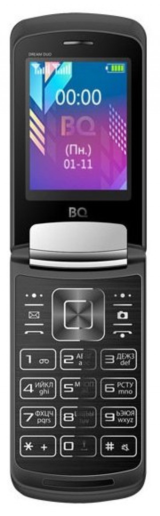 Мобильный телефон BQ-2433 Dream Duo Black купить,NaN