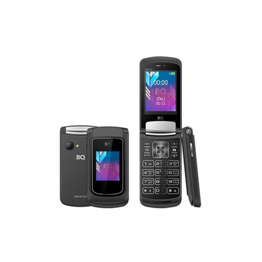 Мобильный телефон BQ-2433 Dream Duo Black купить,NaN