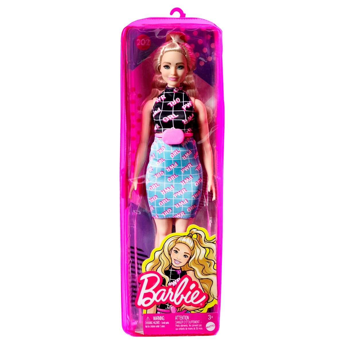 Кукла Barbie Fashionistas в наряде Girl Power HJT010 купить,NaN