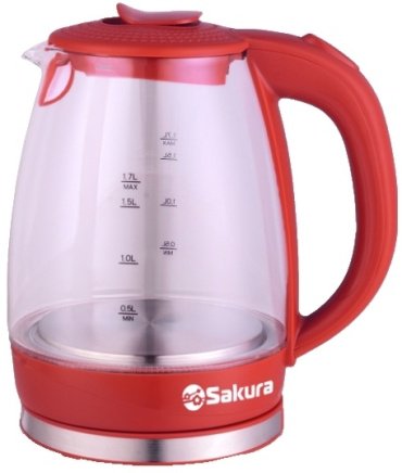 Электрочайник Sakura SA 2717 R красный